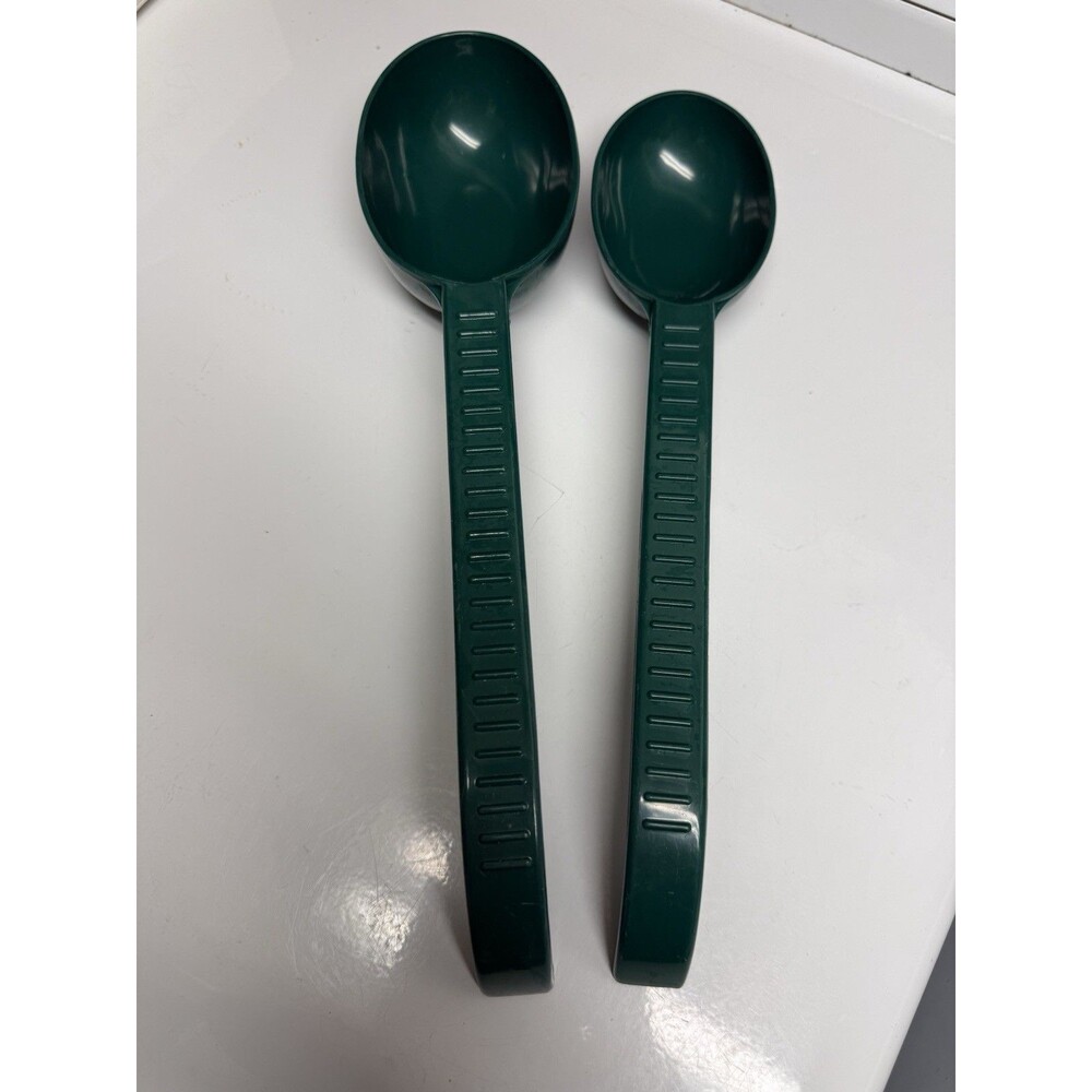 Weight Watchers Measuring Ladle Spoon 1/2 & 1 Cup Portion Long Green Handles